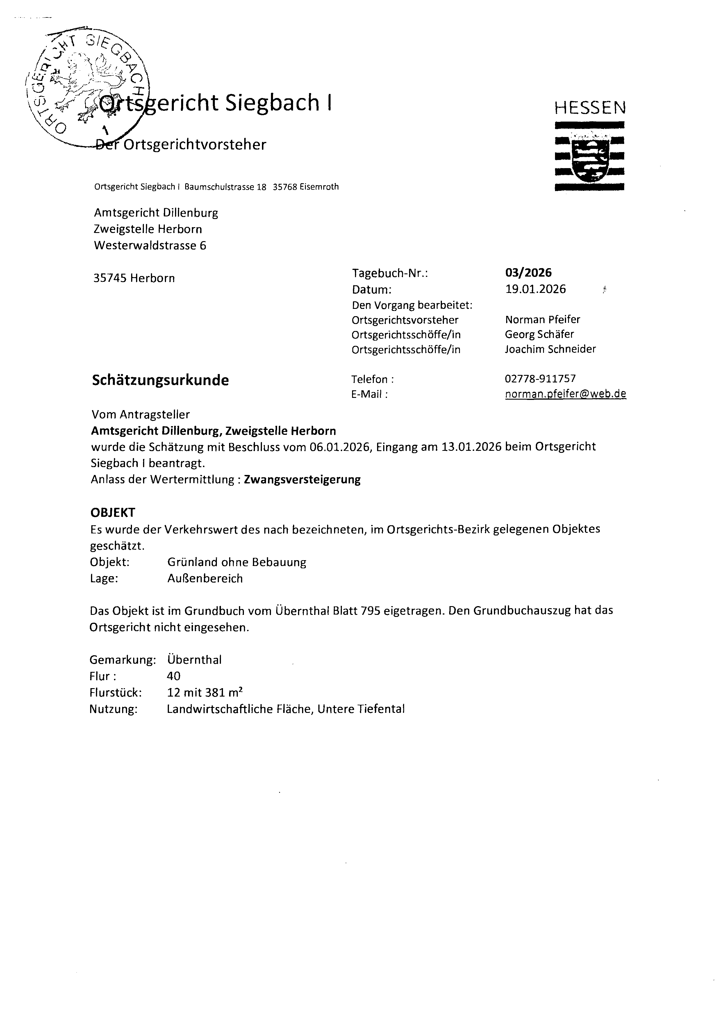 Beitragsbild zu Grünland ohne Bebauung im Außenbereich